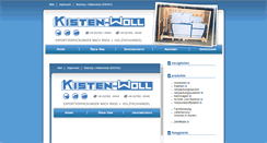 Desktop Screenshot of kisten-woll.de